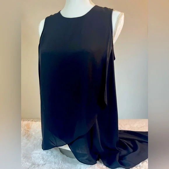 BCBGMAXAZRIA Women's Sleeveless Blouse Black, Size XS - Picture 5 of 10